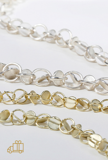 Ketten Silber und Gold