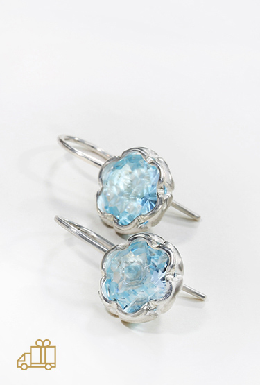 Ringe Silber, Prasiolith, Topas